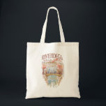 RIVENDELL™ Fellowship Watercolor Illustration Tote Bag<br><div class="desc">Escape to the hidden valley of Rivendell™ with this enchanting Lord of the Rings™ design inspired by the beauty and serenity of the Elven refuge. Featuring graceful bridges, cascading waterfalls, and elegant architecture nestled among autumn-kissed trees, this artwork captures the peaceful majesty of the Last Homely House. The Fellowship travels...</div>