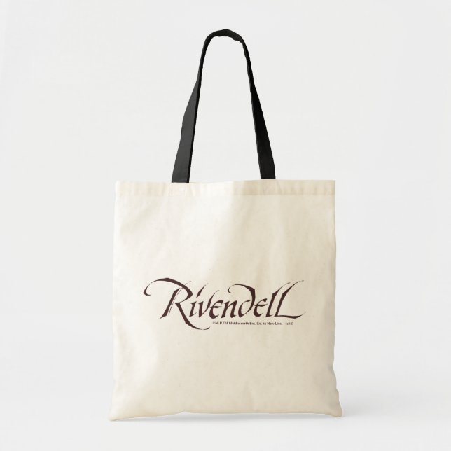 Rivendell Name Solid Tote Bag (Front)