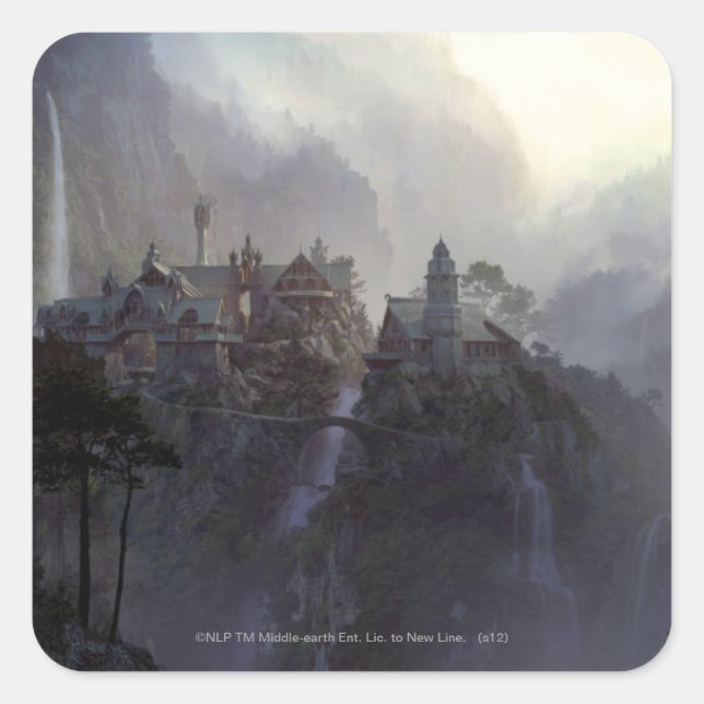 Rivendell Square Sticker (Front)