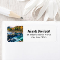 River and Mountains Scenic Photo Address