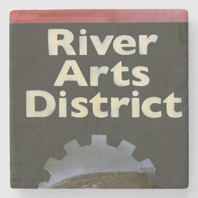 River Arts District Asheville, Asheville Coasters, Stone Coaster (Front)