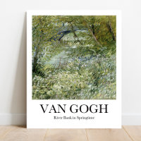 River Bank in Springtime by Vincent van Gogh