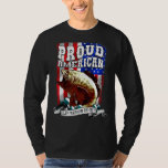 River Bass Catching Graphic Fisherman Motif T-Shirt<br><div class="desc">River Bass Catching Graphic Fisherman Motif</div>