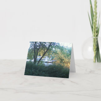 River Boat Note Card