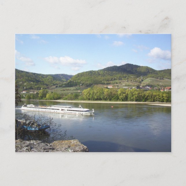 River Boat on the Danube Postcard (Front)