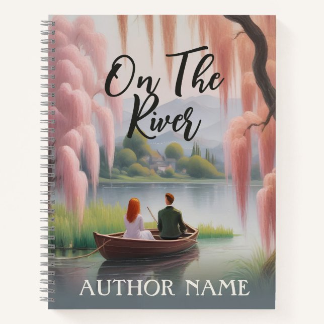 River Boat Romance Book Cover Inspiration Notebook (Front)
