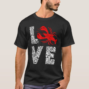 River Cajun Crawfish Crayfish Crab Boils Ditch Bug T-Shirt