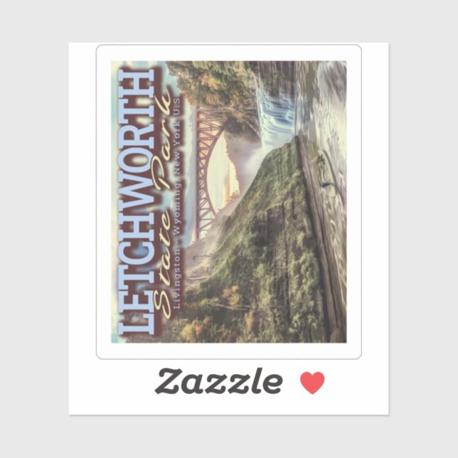 RIVER CANOEING - LETCHWORTH STATE PARK - NEW YORK (Sheet)