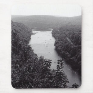 River Circle Mouse Pad