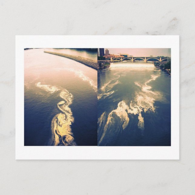 river clouds postcard (Front)