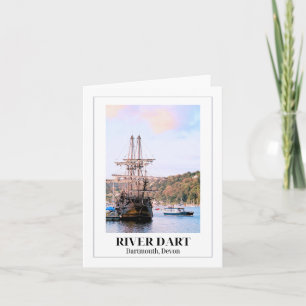 River Dart, Dartmouth, Devon Card
