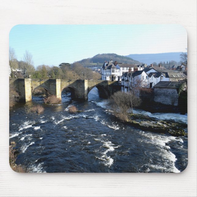 River Dee at Llangollen Mouse Pad (Front)