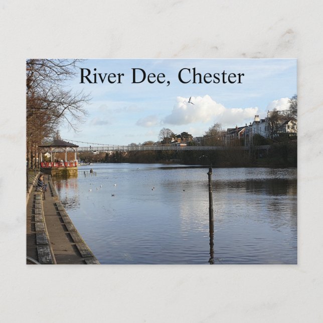 River Dee, Chester Postcard (Front)