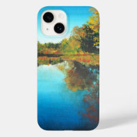 River Fall Autumn Landscape