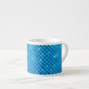 river fish scales espresso cup