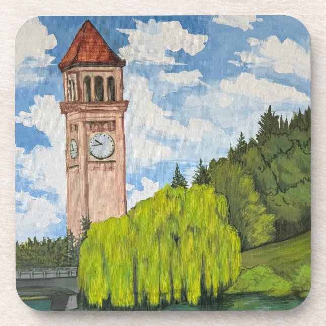 River Front Park View Coaster (Front)