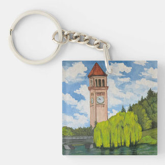 River Front Park View  Keychain