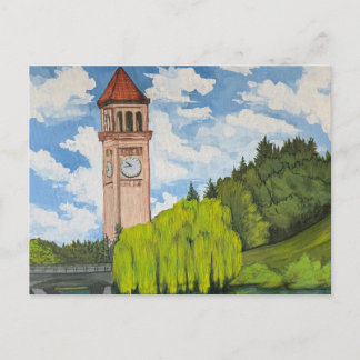 River Front Park View  Postcard