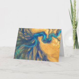 River greeting card
