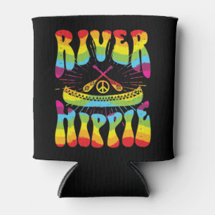 River Hippie Tie Dye Canoe Can Cooler