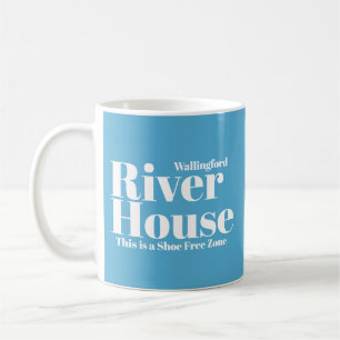 River House Shoe Free Zone Personalized Coffee Mug