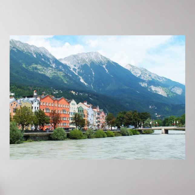 River Inn at Innsbruck Poster (Front)