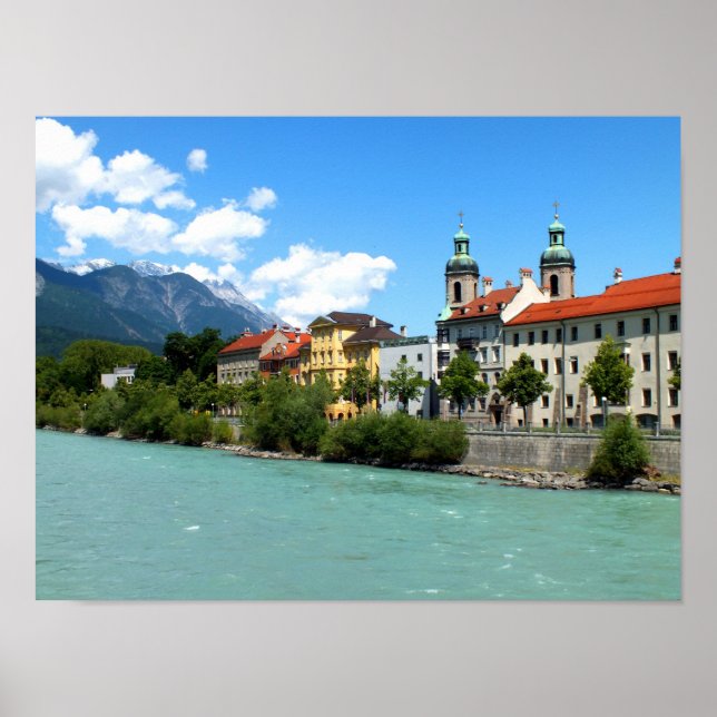 River Inn at Innsbruck Poster (Front)