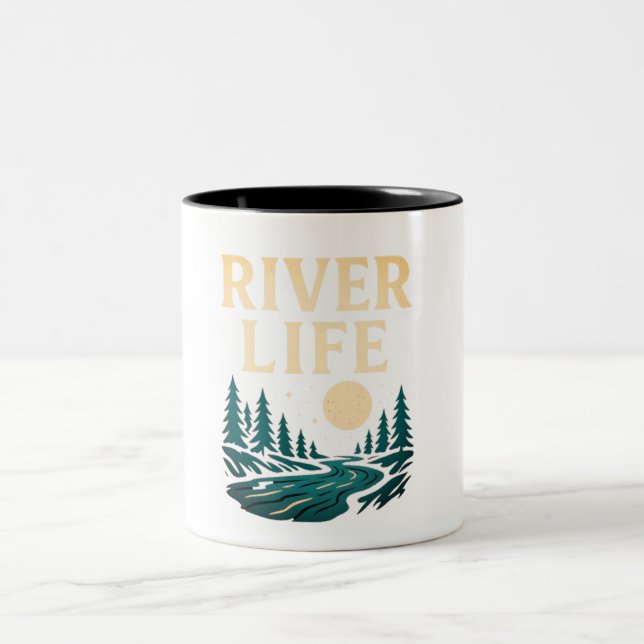 River Is Life Mug - Coupe de café inspirée par la  (Centre)