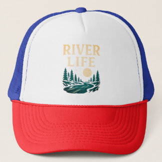 River Is Life Trucker Hat – Nature Inspired Cap
