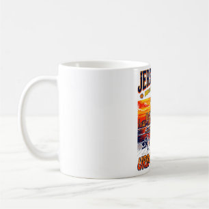 River Jersey City Urban Hustle Sunset Skyline Coffee Mug