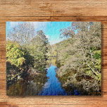 River jigsaw puzzle<br><div class="desc">This tranquil scene is the River Wansbeck in Northumberland, England.
The photograph was taken on a beautiful spring morning.
I hope that you enjoy this peaceful jigsaw.</div>