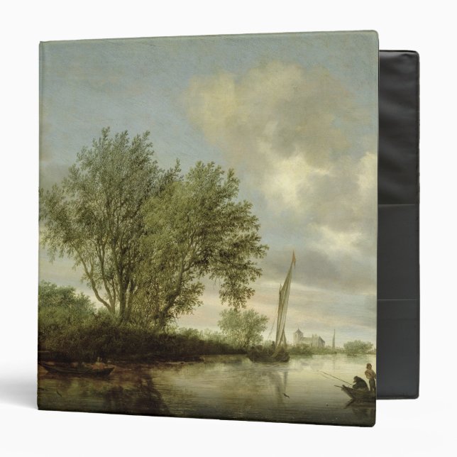 River Landscape, 1645 Binder (Front/Inside)