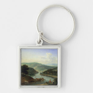 River Landscape, 1697 Keychain