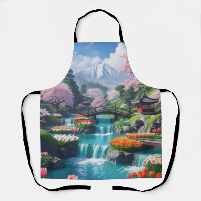 River landscape apron (Front)