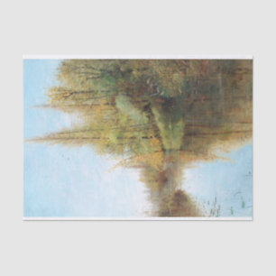 River Landscape, Grez-sur-Loing by Julia Beck Tissue Paper