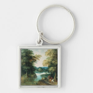 River Landscape Keychain