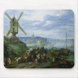 River Landscape Mouse Pad