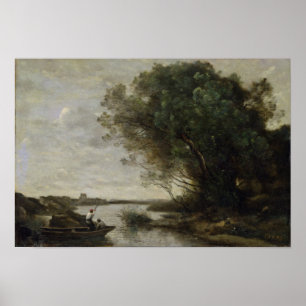 River Landscape Poster