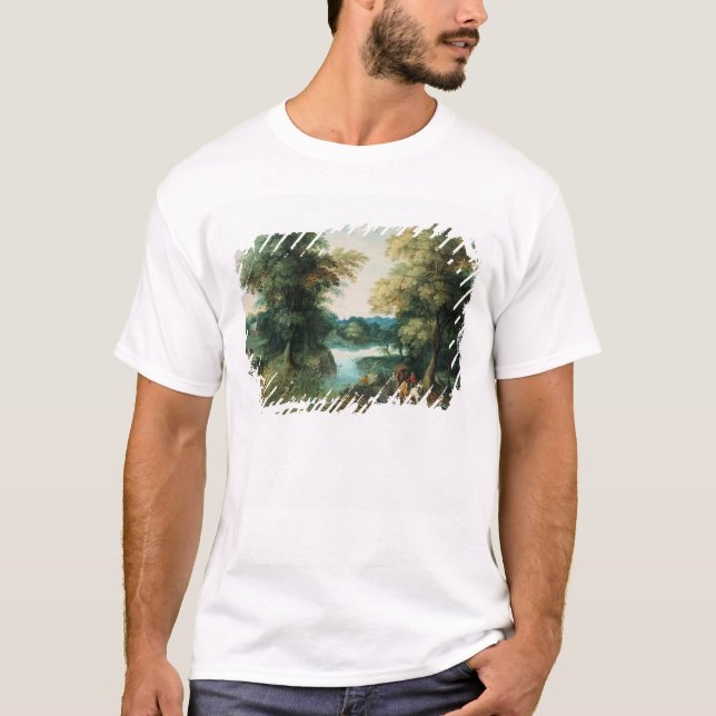 River Landscape T-Shirt (Front)