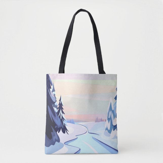 River landscape tote bag (Front)