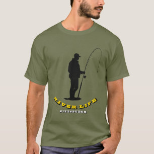 River Life Fisherman Pittsburgh T-Shirt