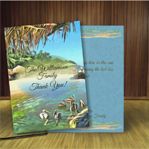 River Meets Ocean Thank You 0330 Card