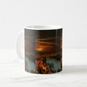 River Murray Australia Sunset, Coffee Mug