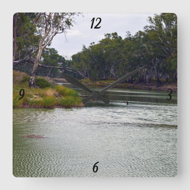 River Murray Australia, The Bend, Wall Clock (Front)