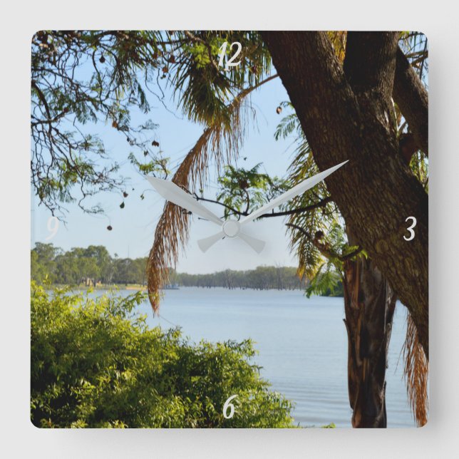River Murray, Australia, The View, Wall Clock (Front)