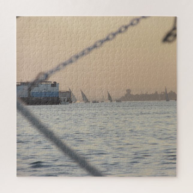 River Nile Sunset - Egypt Jigsaw Puzzle (Vertical)