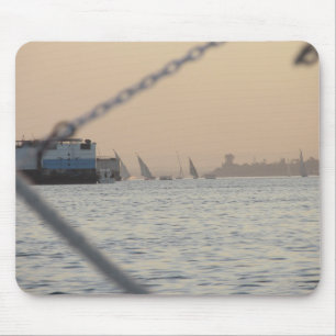 River Nile Sunset Mouse Mat