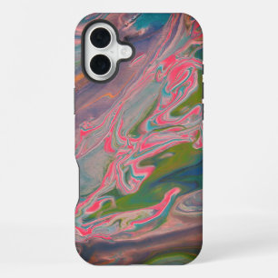 River of Colours Flow Paint Art iPhone 16 Plus Case