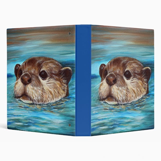 River Otter Painting Binder (Background)