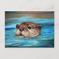 River Otter Painting